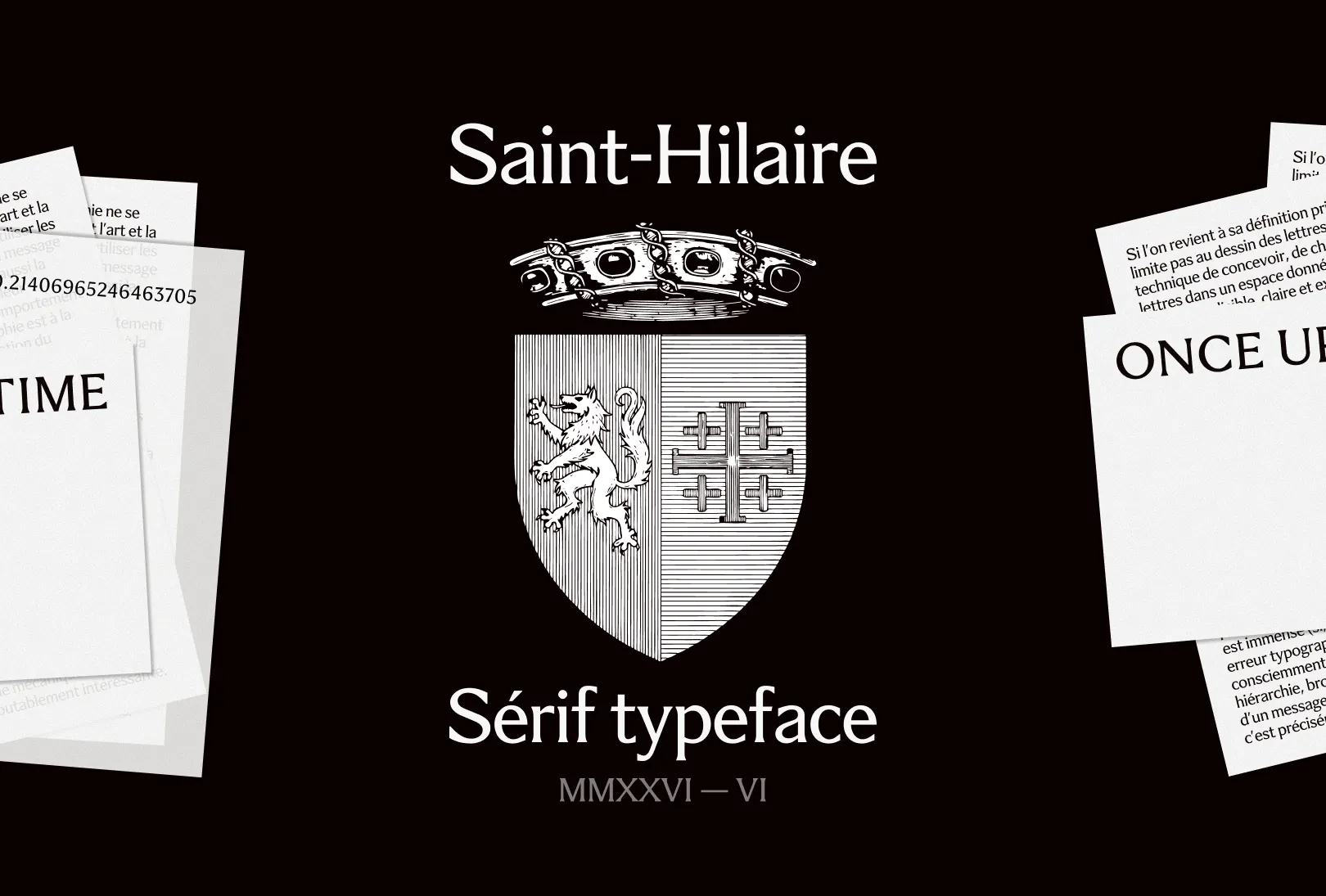 Clément Saint-Hilaire design agence — Saint-Hilaire Serif
